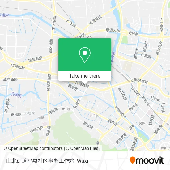山北街道星惠社区事务工作站 map