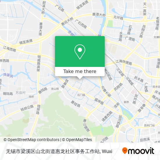 无锡市梁溪区山北街道惠龙社区事务工作站 map