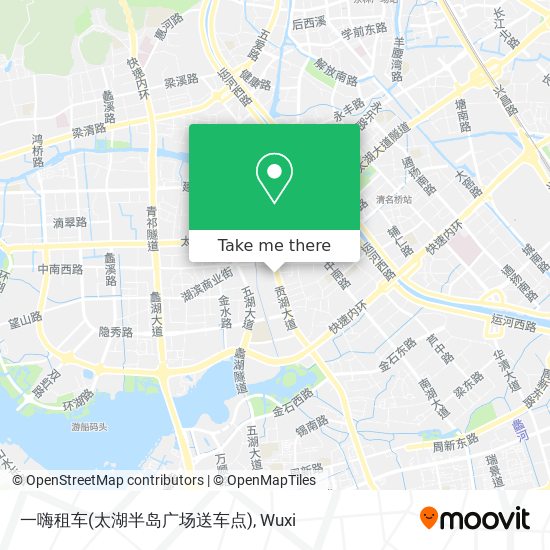 一嗨租车(太湖半岛广场送车点) map