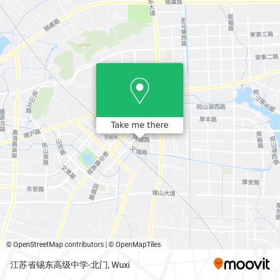 江苏省锡东高级中学-北门 map