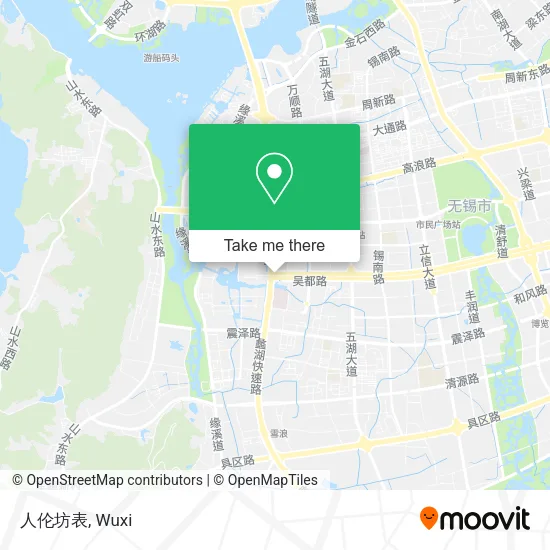 人伦坊表 map