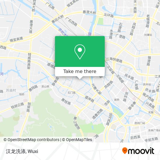 汉龙洗涤 map