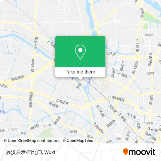 兴汉展示-西北门 map