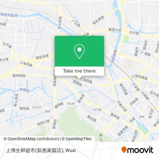 上博生鲜超市(新惠家园店) map