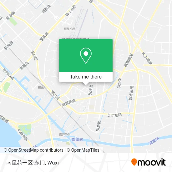 南星苑一区-东门 map
