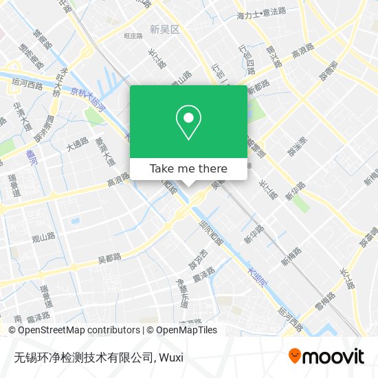 无锡环净检测技术有限公司 map