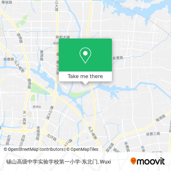 锡山高级中学实验学校第一小学-东北门 map