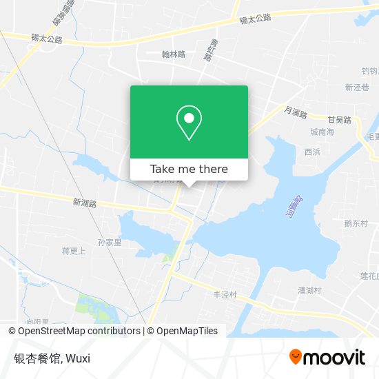 银杏餐馆 map