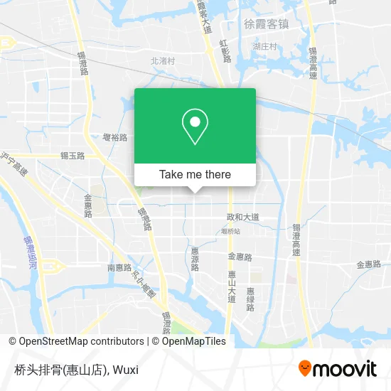 桥头排骨(惠山店) map