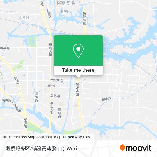 堰桥服务区/锡澄高速(路口) map