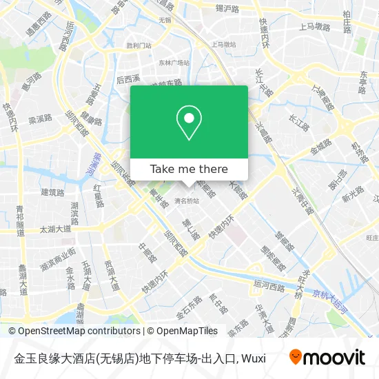 金玉良缘大酒店(无锡店)地下停车场-出入口 map