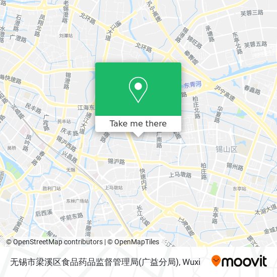 无锡市梁溪区食品药品监督管理局(广益分局) map