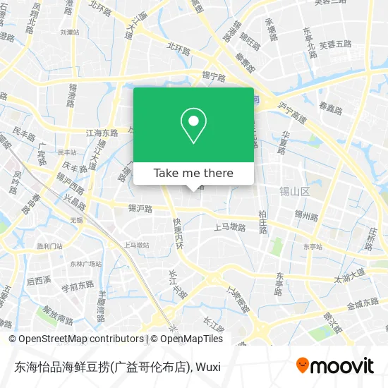 东海怡品海鲜豆捞(广益哥伦布店) map