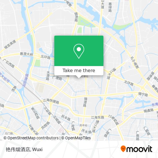 艳伟烟酒店 map