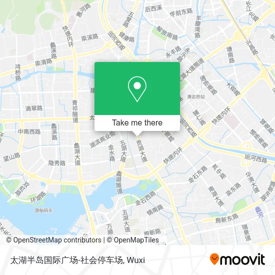 太湖半岛国际广场-社会停车场 map