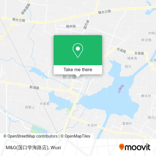 M&G(荡口学海路店) map