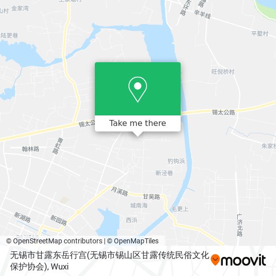 无锡市甘露东岳行宫(无锡市锡山区甘露传统民俗文化保护协会) map