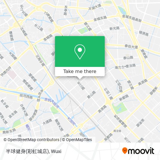 半球健身(彩虹城店) map