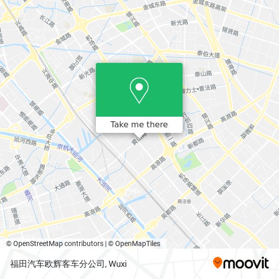 福田汽车欧辉客车分公司 map