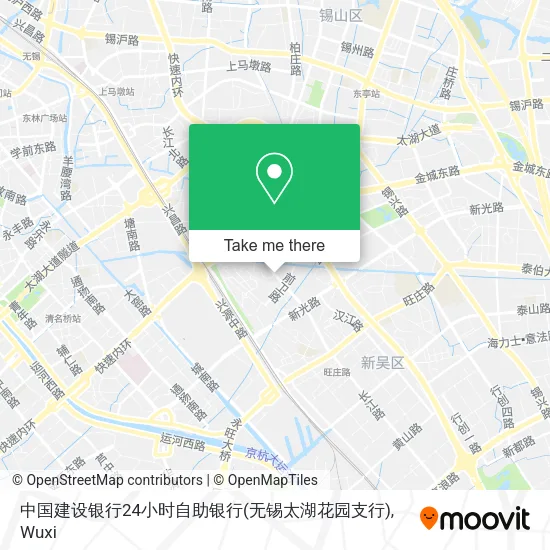 中国建设银行24小时自助银行(无锡太湖花园支行) map