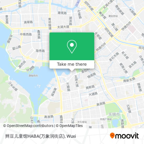 辫豆儿童馆HABA(万象润街店) map