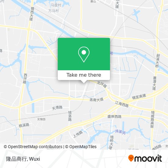 隆品商行 map