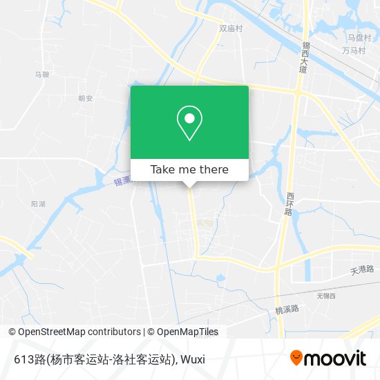 613路(杨市客运站-洛社客运站) map