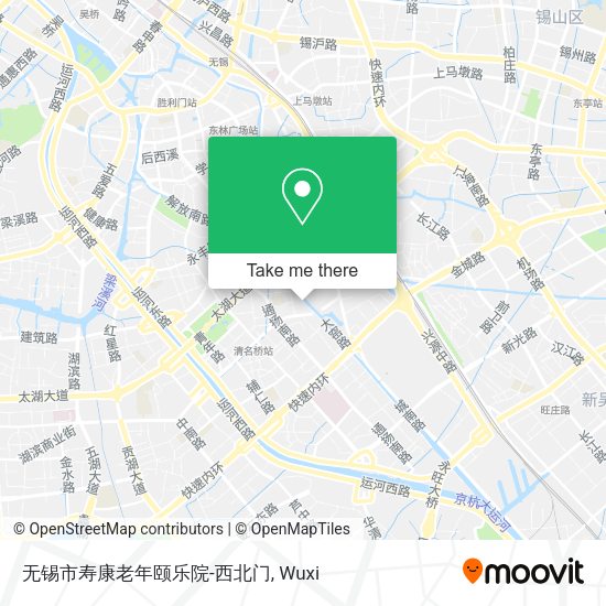 无锡市寿康老年颐乐院-西北门 map