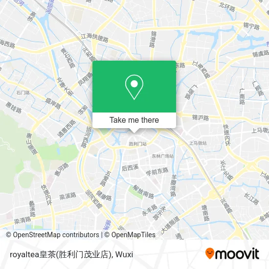 royaltea皇茶(胜利门茂业店) map