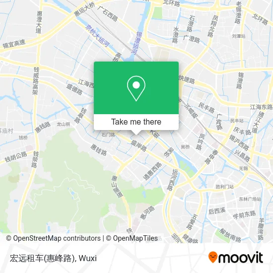 宏远租车(惠峰路) map