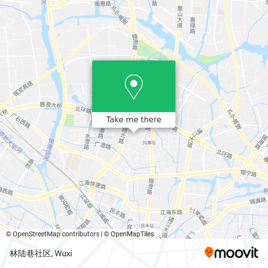 林陆巷社区 map