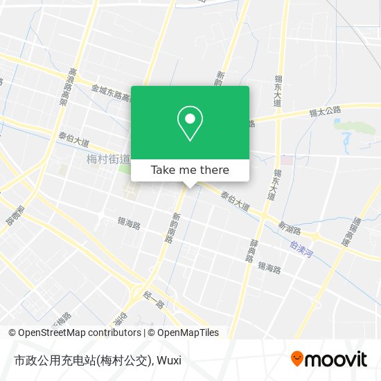 市政公用充电站(梅村公交) map