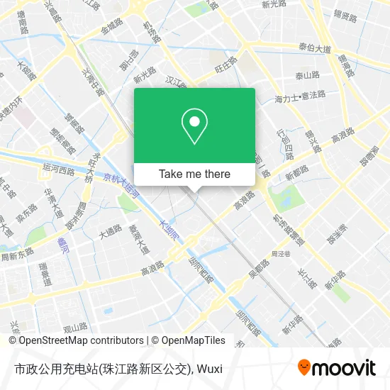 市政公用充电站(珠江路新区公交) map
