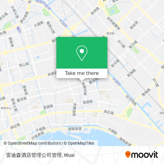 雷迪森酒店管理公司管理 map