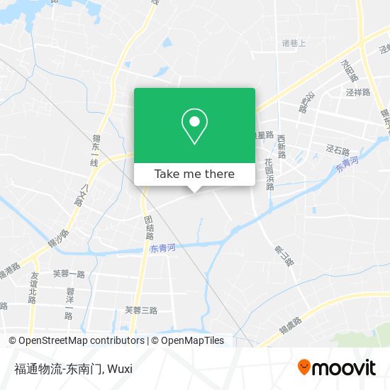 福通物流-东南门 map