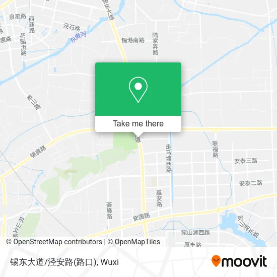 锡东大道/泾安路(路口) map
