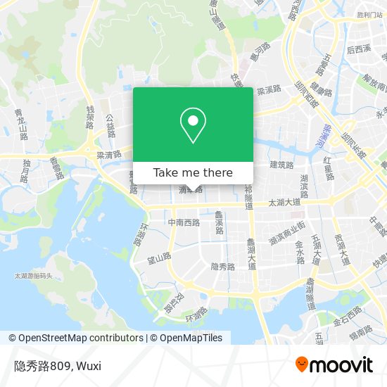 隐秀路809 map