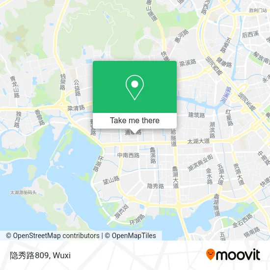 隐秀路809 map