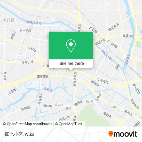 阳光小区 map