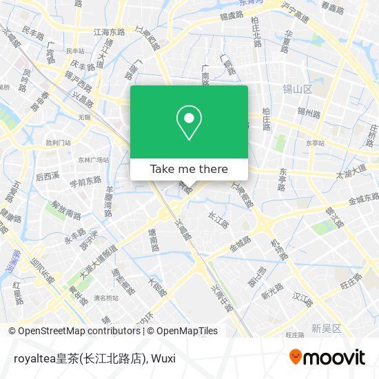 royaltea皇茶(长江北路店) map