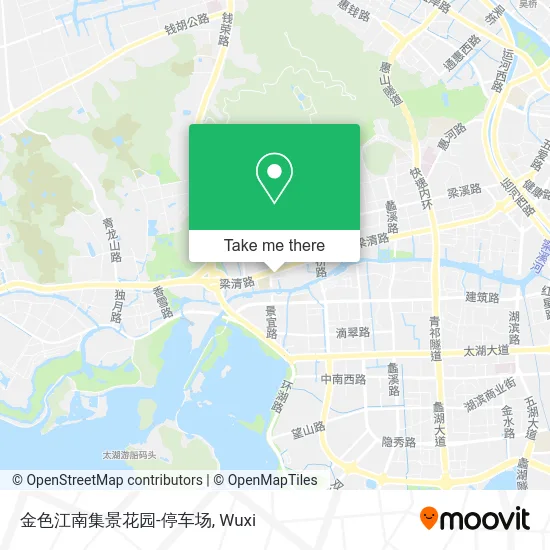 金色江南集景花园-停车场 map