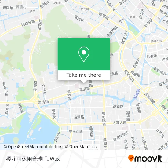 樱花雨休闲台球吧 map