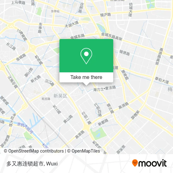 多又惠连锁超市 map