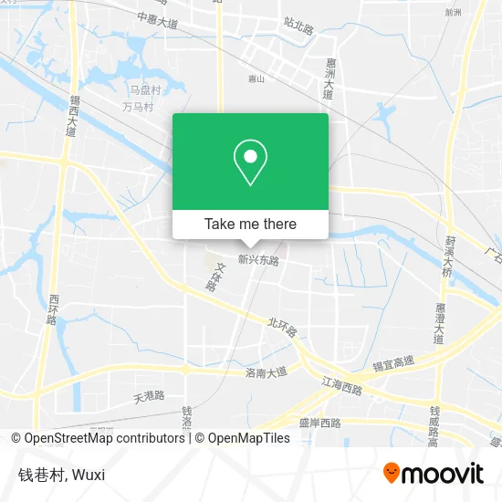 钱巷村 map