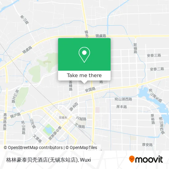 格林豪泰贝壳酒店(无锡东站店) map