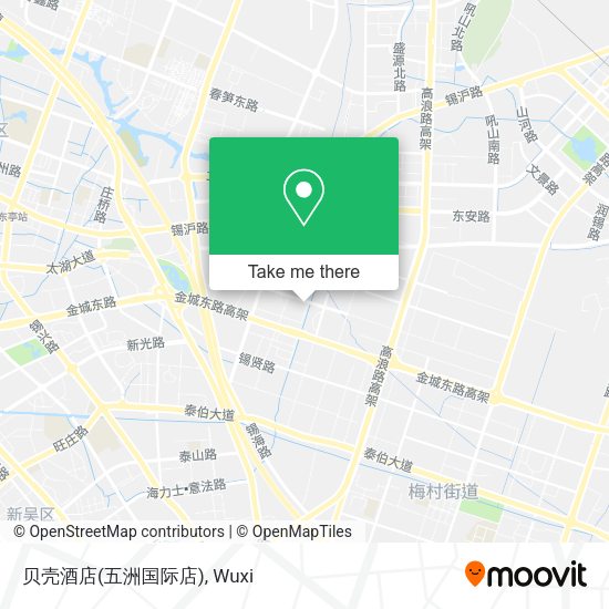 贝壳酒店(五洲国际店) map