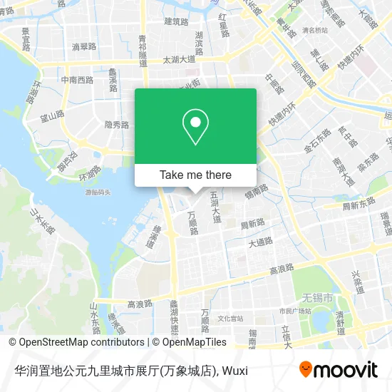 华润置地公元九里城市展厅(万象城店) map