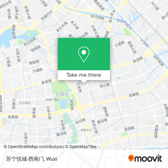 苏宁悦城-西南门 map