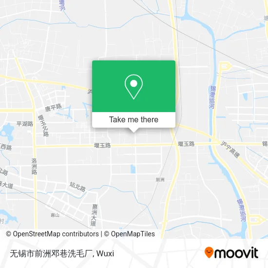 无锡市前洲邓巷洗毛厂 map
