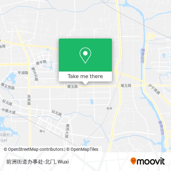 前洲街道办事处-北门 map